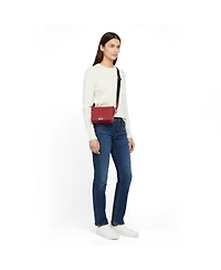 Pre-Owned Off-White Women's Mini Binder Clip Leather Shoulder Bag