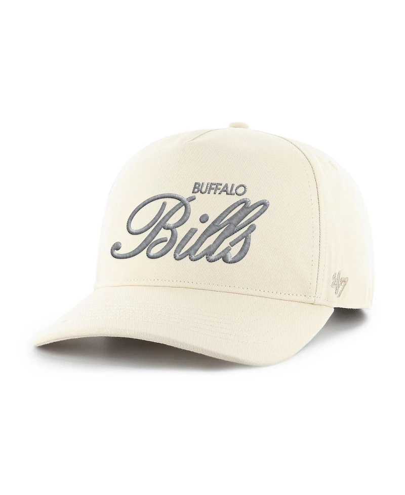 '47 Brand Men's Natural Buffalo Bills Foundational Script Hitch Adjustable Hat