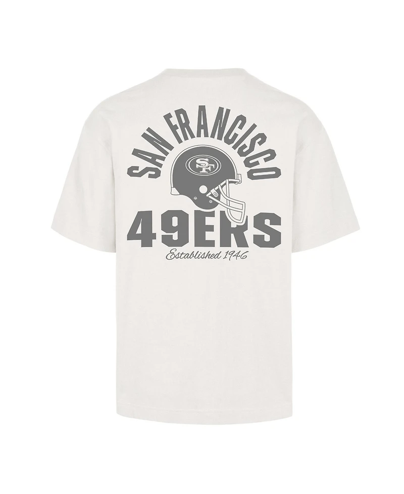 '47 Brand Men's Off White San Francisco 49ers Photon Dust Foundation T-Shirt
