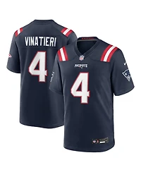 Nike Men's Adam Vinatieri New England Patriots Relaxed Fit V-Neck Team Retired Game Jersey