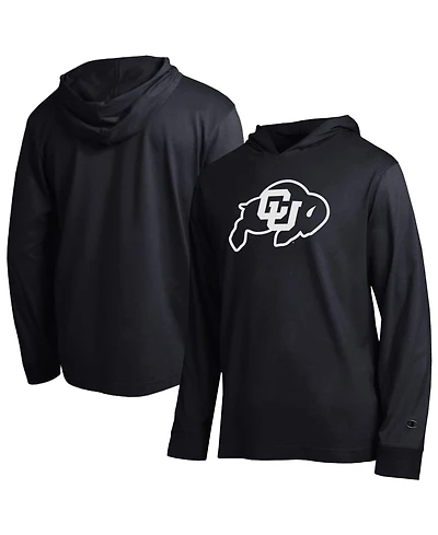 Champion Men's Black Colorado Buffaloes Tonal All-Star Long Sleeve Hooded Sweatshirt