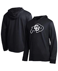 Champion Men's Black Colorado Buffaloes Tonal All-Star Long Sleeve Hooded Sweatshirt