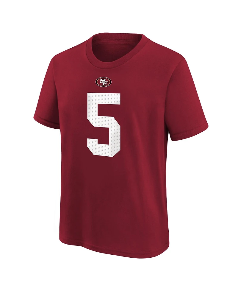Nike Big Boys and Girls San Francisco 49ers Mike Evans Name & Number Screen-Printed T-Shirt