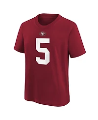 Nike Big Boys and Girls San Francisco 49ers Mike Evans Name & Number Screen-Printed T-Shirt