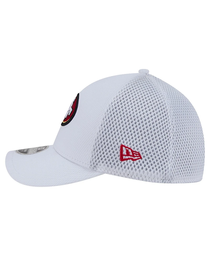 New Era Men's White/Scarlet San Francisco 49ers Dash 39THIRTY Flex Hat
