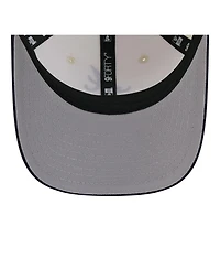 New Era Women's Cream/Navy Atlanta Braves Primary 9FORTY M-Crown Adjustable Hat