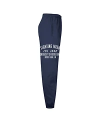 Champion Men's Navy Notre Dame Fighting Irish Powerblend Banded Fleece Sweatpants