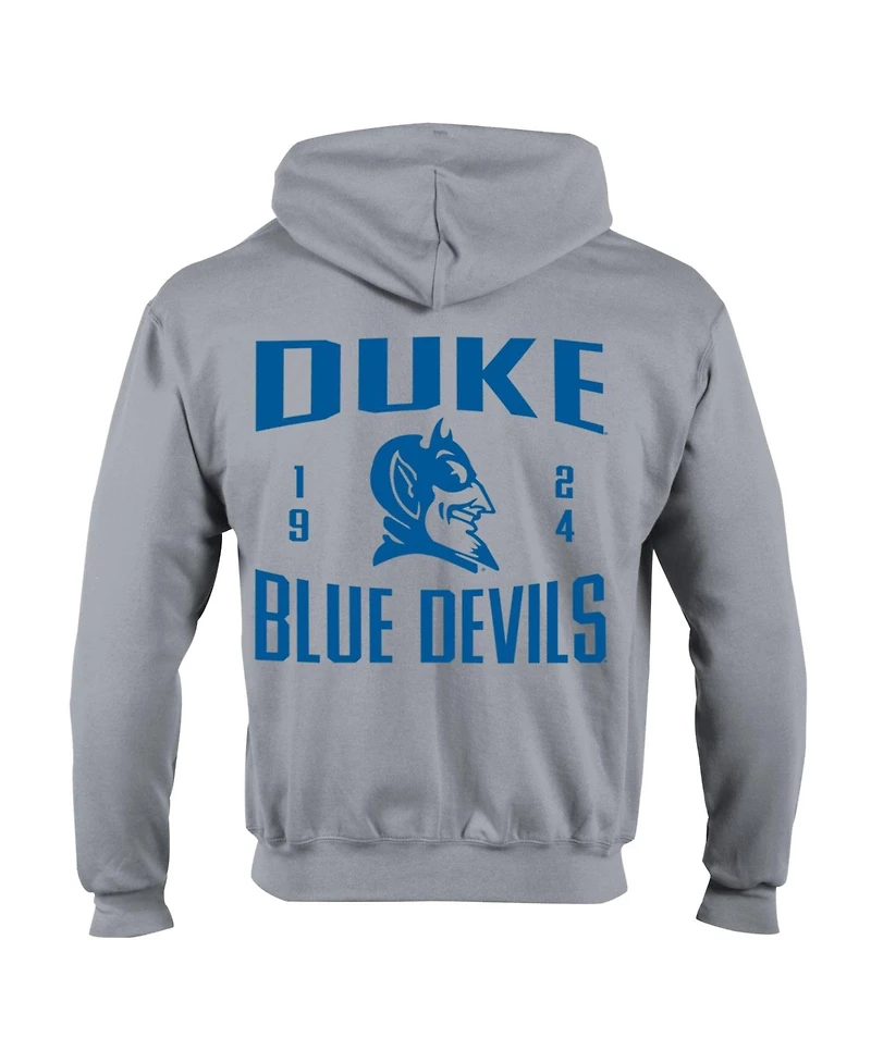 Champion Men's Duke Blue Devils Varsity Powerblend Full-Zip Fleece-Lined Relaxed-Fit Hoodie