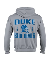 Champion Men's Duke Blue Devils Varsity Powerblend Full-Zip Fleece-Lined Relaxed-Fit Hoodie