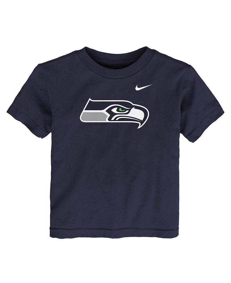Nike Boys' and Girls' 2T-5T Seattle Seahawks Crewneck Logo T-Shirt