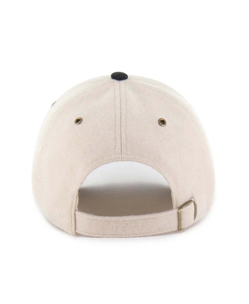 '47 Brand Women's Natural/Black Pittsburgh Steelers Rope Script Clean Up Adjustable Hat