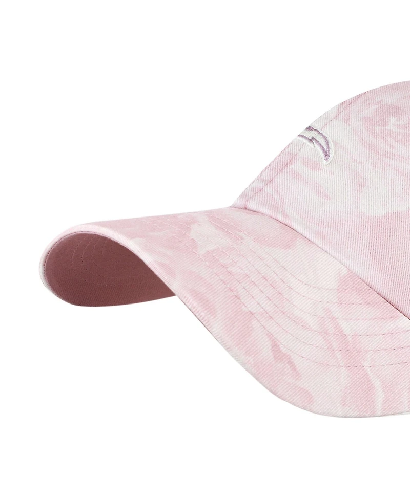'47 Brand Women's Pink Los Angeles Chargers Gardenia Clean Up Adjustable Hat