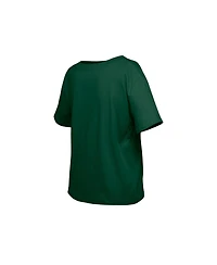 New Era Girls' 4-16 Green Bay Packers Flip Sequin Boxy T-Shirt