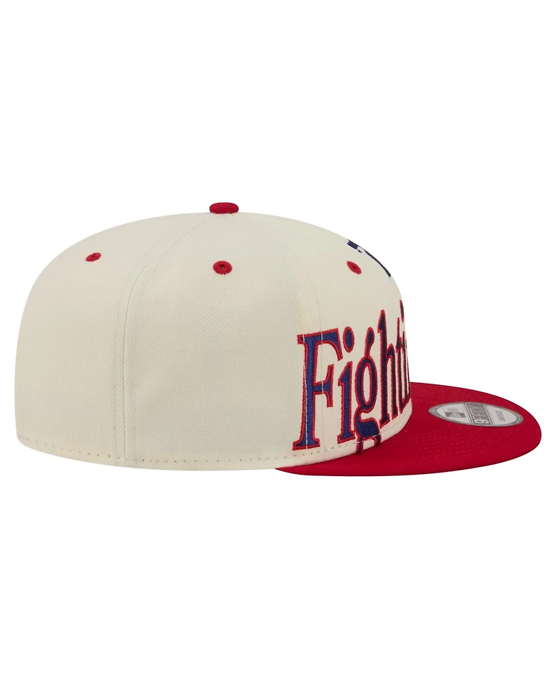 New Era Men's Philadelphia Phillies Oversized Slogan 9FIFTY Snapback Baseball Cap