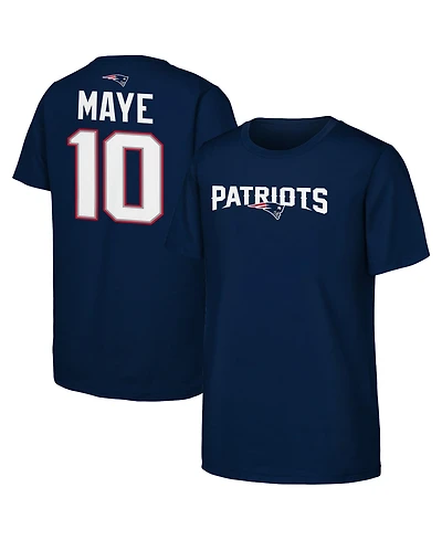 Outerstuff Boy's and Girl's Drake Maye New England Patriots T-Shirt
