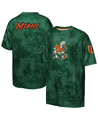 Outerstuff Big Boys and Girls Miami Hurricanes Off-Side Sublimated T-Shirt