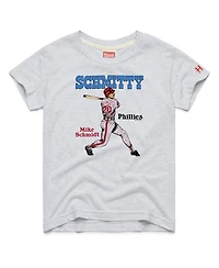 Homage Boys and Girls 4-16 Mike Schmidt Philadelphia Phillies Cooperstown Collection Tri-Blend Screen-Print T-Shirt