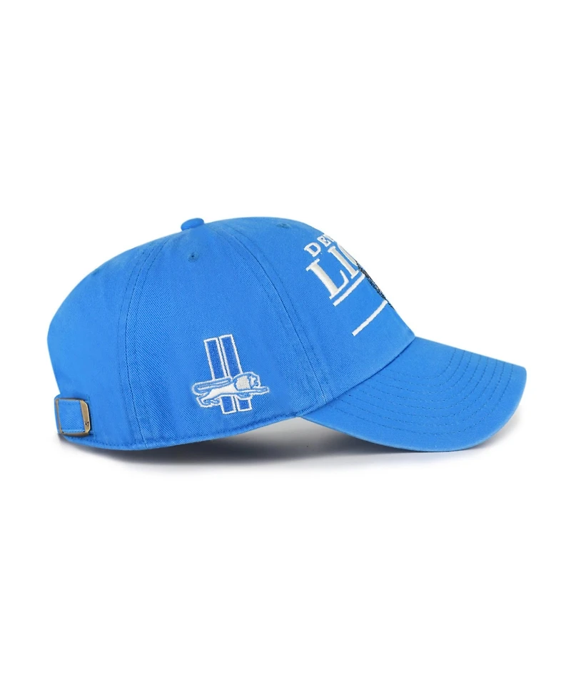 '47 Brand Detroit Lions Throwback Graphic Clean Up Hat