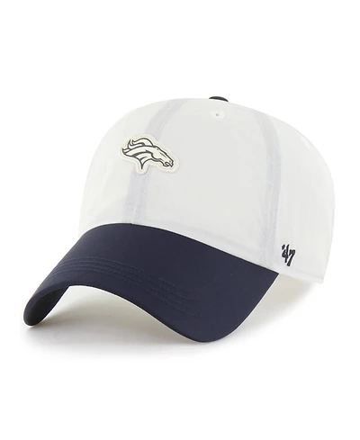 '47 Brand Men's Cream Denver Broncos Modernia Clean Up Adjustable Hat