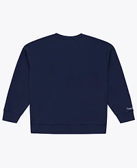 Mitchell & Ness Men's Navy Chicago Bears Core Essentials Micro Logo Fleece Sweatshirt