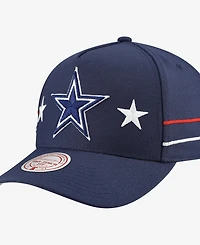 Mitchell & Ness Men's Navy Dallas Cowboys America's Team Pro Pinch Snapback Hat