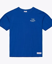 Mitchell & Ness Men's Royal Seattle Seahawks Core Essentials Micro Logo T-Shirt