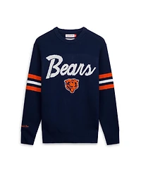 Mitchell & Ness Men's Navy Chicago Bears Head Coach Sweater