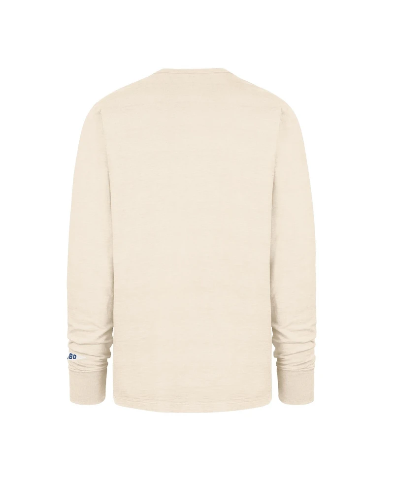 '47 Brand Men's Tan Denver Broncos Heavy Slub Long Sleeve T-Shirt