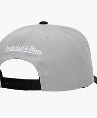 Mitchell & Ness Men's Gray Minnesota Timberwolves Legendary Home Pro Pinch Snapback Hat