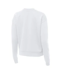 Antigua Women's Minnesota Vikings Victory Dropped-Shoulder Pullover Sweatshirt