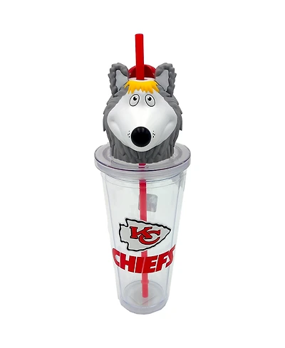 Pegasus Kansas City Chiefs Mascot Lid 24oz. Sipper Cup