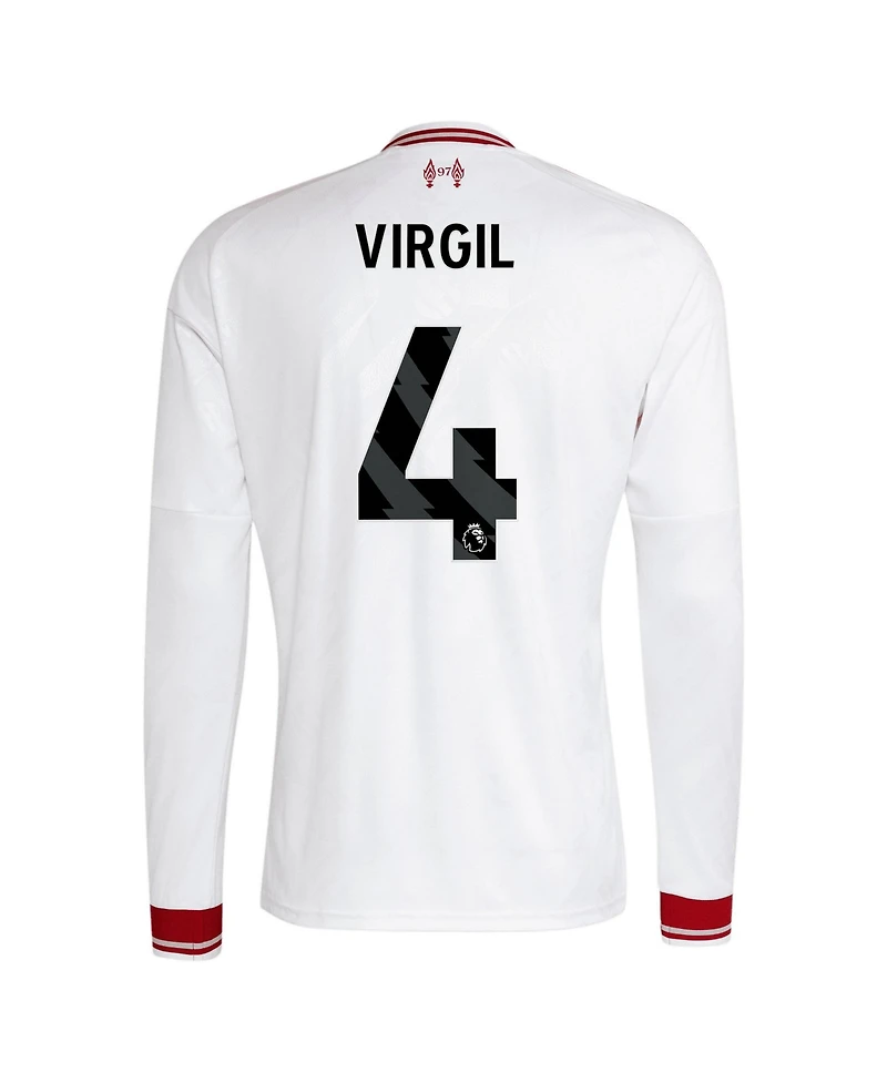 adidas Men's Liverpool Virgil van Dijk 2026/27 Replica Long Sleeve Jersey