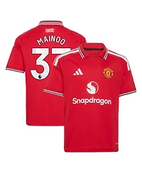 adidas Boys' and Girls' Kobbie Mainoo 2026/27 Home Replica Jersey