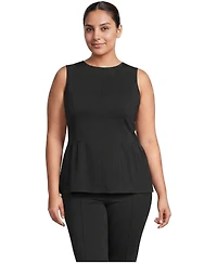 Lands' End Plus Sleeveless Peplum Top