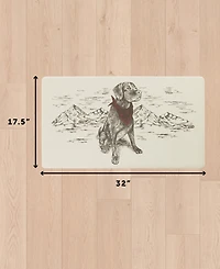 Eddie Bauer Man's Best Friend Non-Slip Kitchen Mat