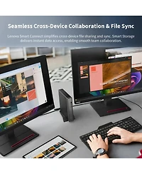 Lenovo ThinkCentre neo 55q Gen 6 Small Form Factor Dual 4K Desktop with 16GB DDR5, 512GB Ssd, Windows 11 Pro