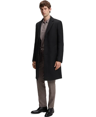 Boss by Hugo Men's Wool Blend Slim-Fit Formal Coat