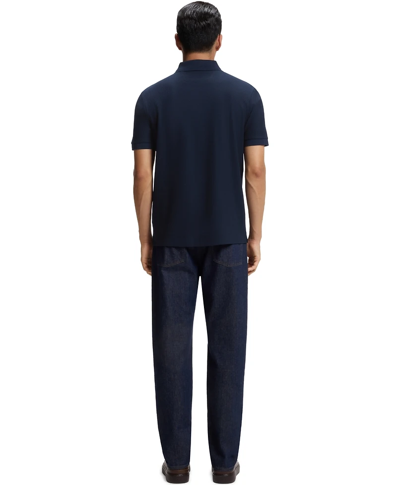 Boss by Hugo Men's Cotton Two-Tone Regular-Fit Polo Shirt