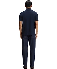 Boss by Hugo Men's Cotton Two-Tone Regular-Fit Polo Shirt
