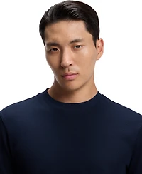 Boss by Hugo Men's Cotton-Pique Two-Tone Regular-Fit T-Shirt