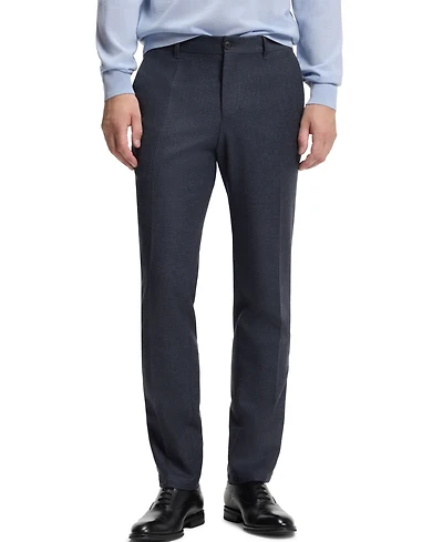 Boss by Hugo Men's Wool Slim-Fit Patterned Pants