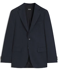 Boss by Hugo Men's Wool Patterned Slim-Fit Blazer