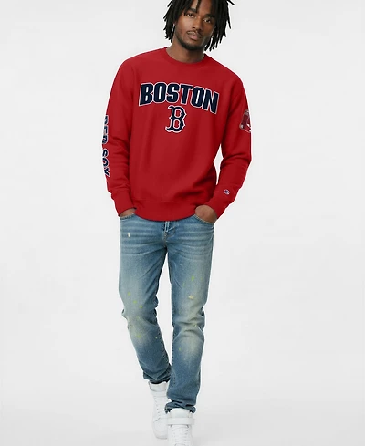 Champion Men's Boston Red Sox Reverse Weave Fleece-Lined Sweatshirt