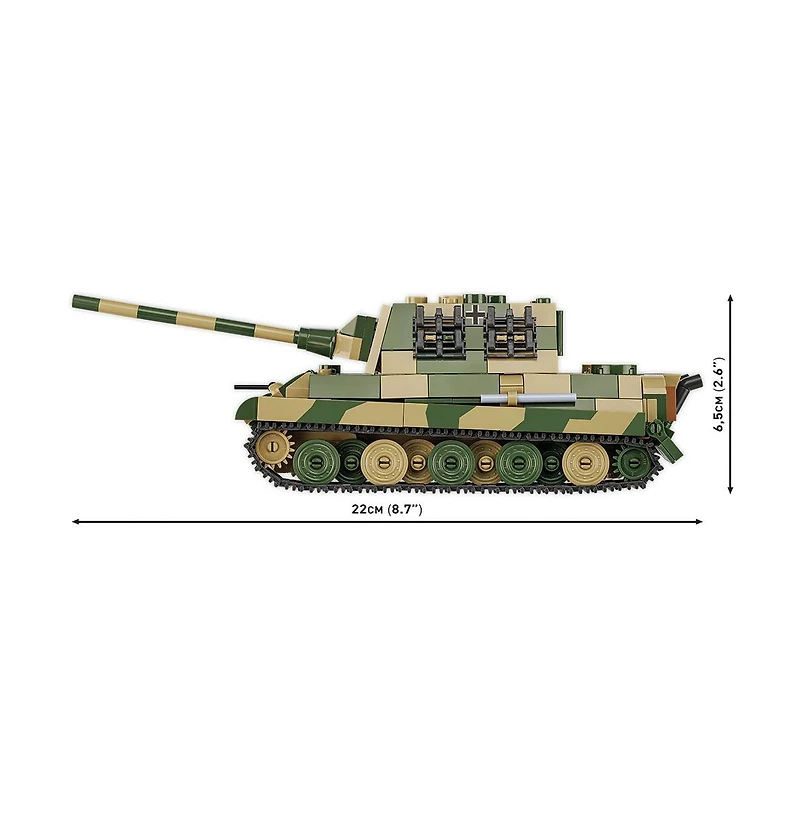 Cobi German World War Ii Historical Collection Panzerjager Tiger Ausf. B "Jagdtiger" 528-Piece Building Set, Ages 8+