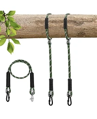 Piscifun Adjustable Heavy Duty Tree Swing Ropes Hanging Straps Carabiners For Swings