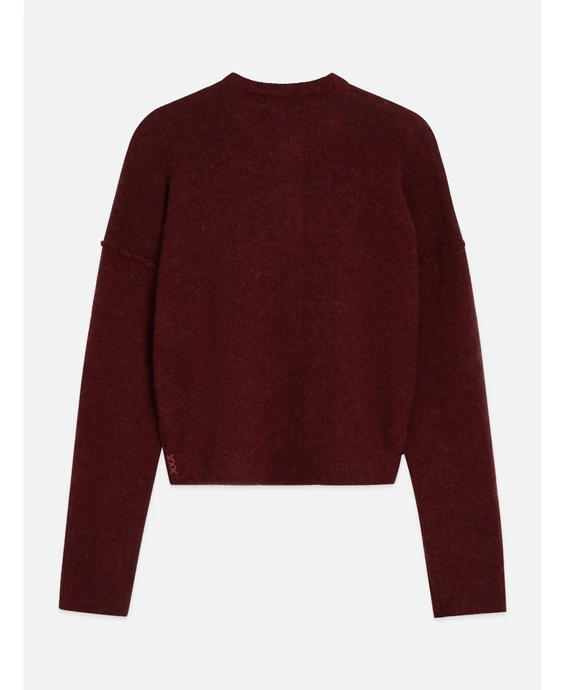 Scotch & Soda Women's Fuzzy Relaxed-Fit V-Neck Cardigan