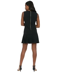 London Times Women's Crewneck Dress