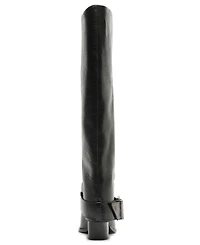 Schutz Women's Parker Up Buckle Tall Dress Boots