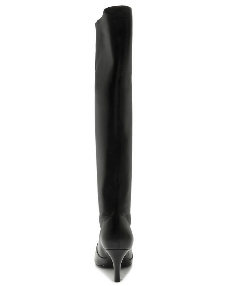Schutz Women's Lexi Mid Pointed Toe Slouch Dress Boots