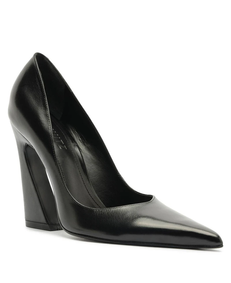Schutz Women's Lexi Block Pointed Toe Pumps